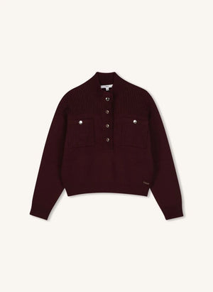 Chloé - Rollkragenpullover aus Bio-Baumwolle | Lila