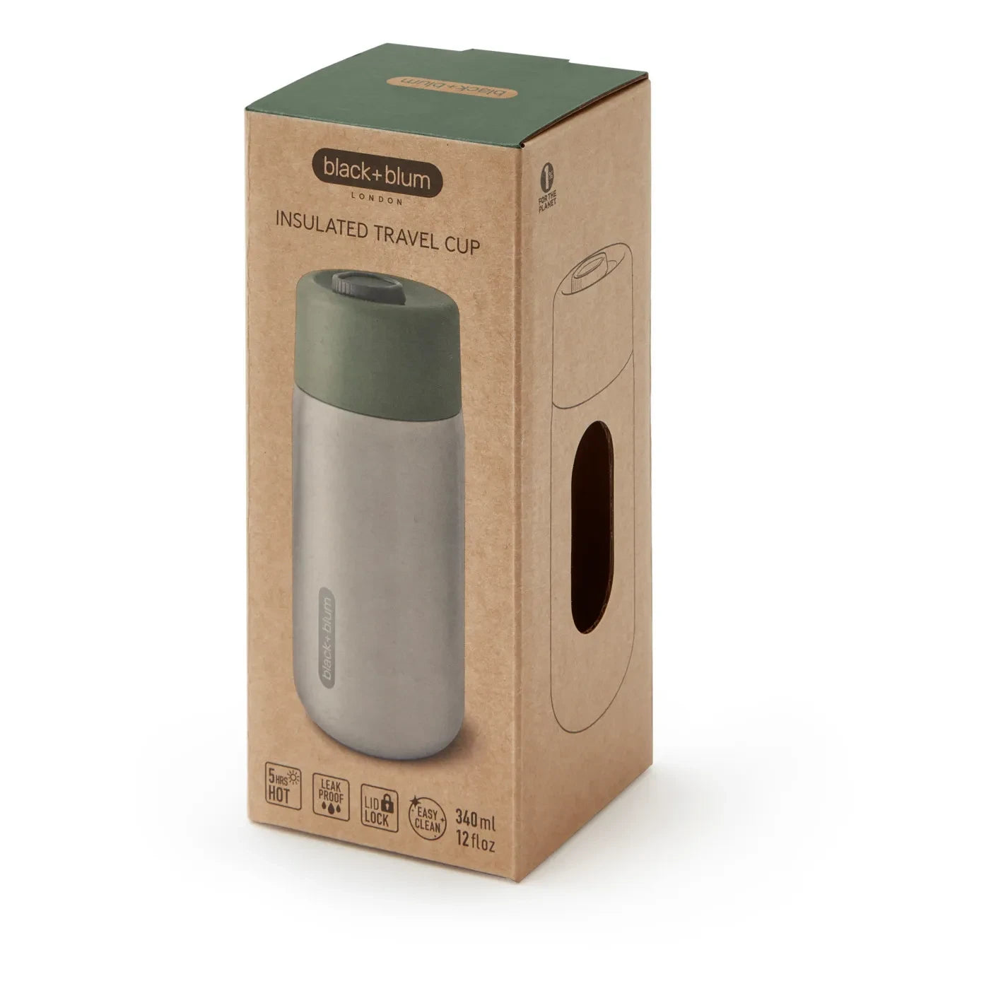 Black + Blum - Isolierter Reisebecher | Olive