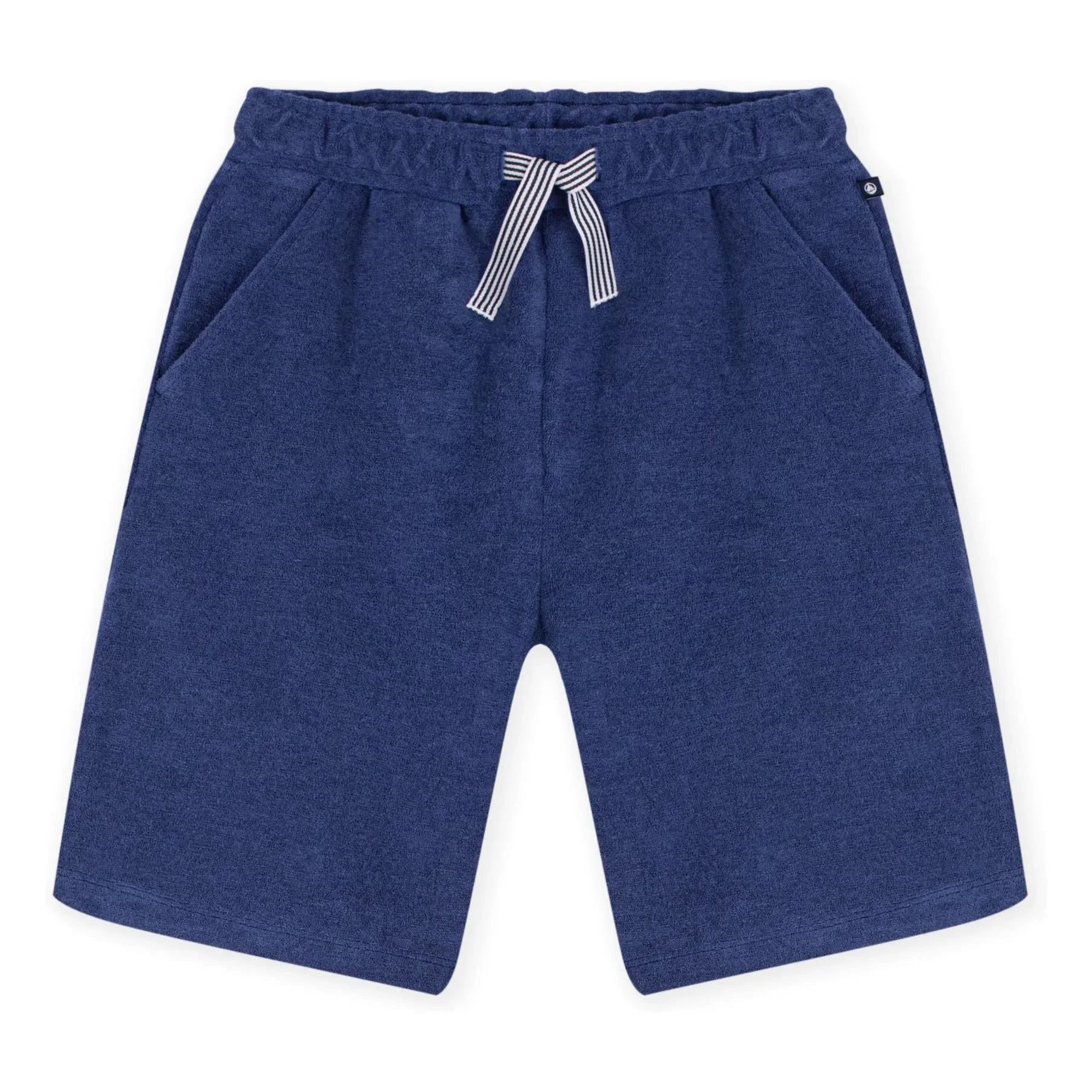 Petit Bateau - Uni Frottee Bermuda Shorts | Marineblau