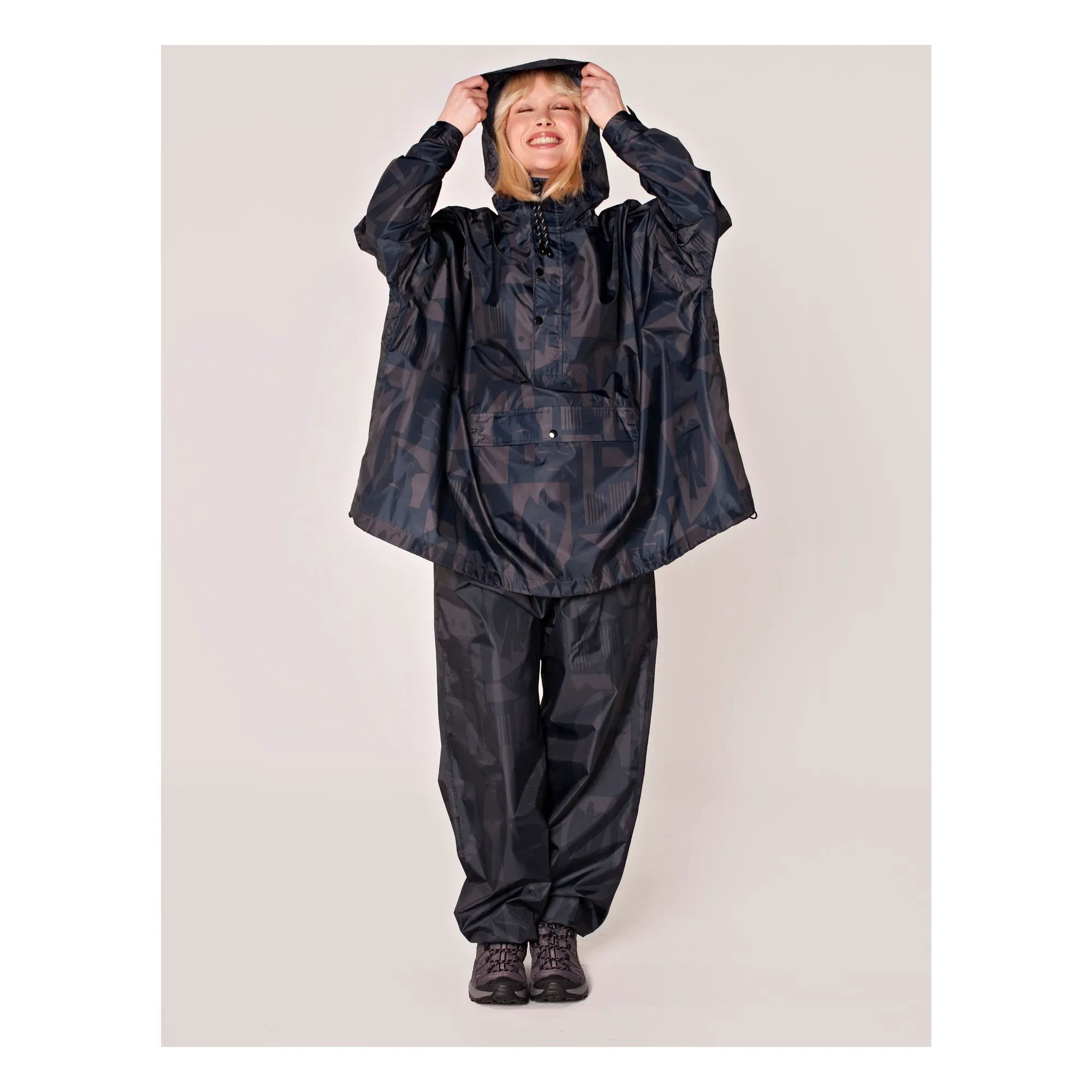 Rainkiss - Back to Black Wasserdichter Anorak | Schwarz