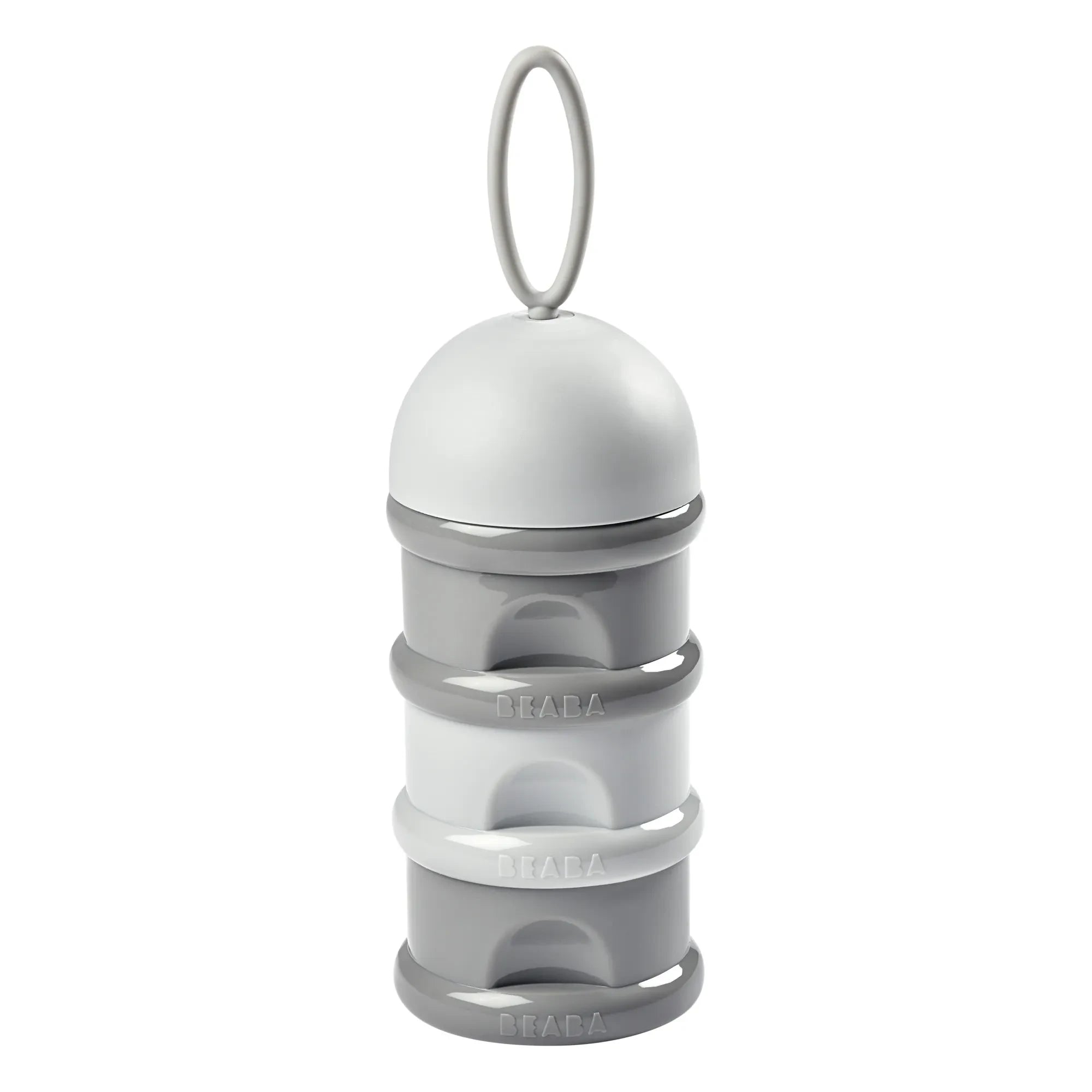 Béaba - Portionsbehälter für Babymilchpulver - 3 Fächer | Grau