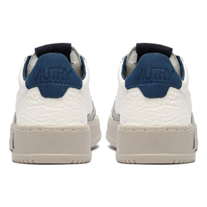Autry - Medalist Low Strukturiertes Leder und Wildleder Sneaker | Blau