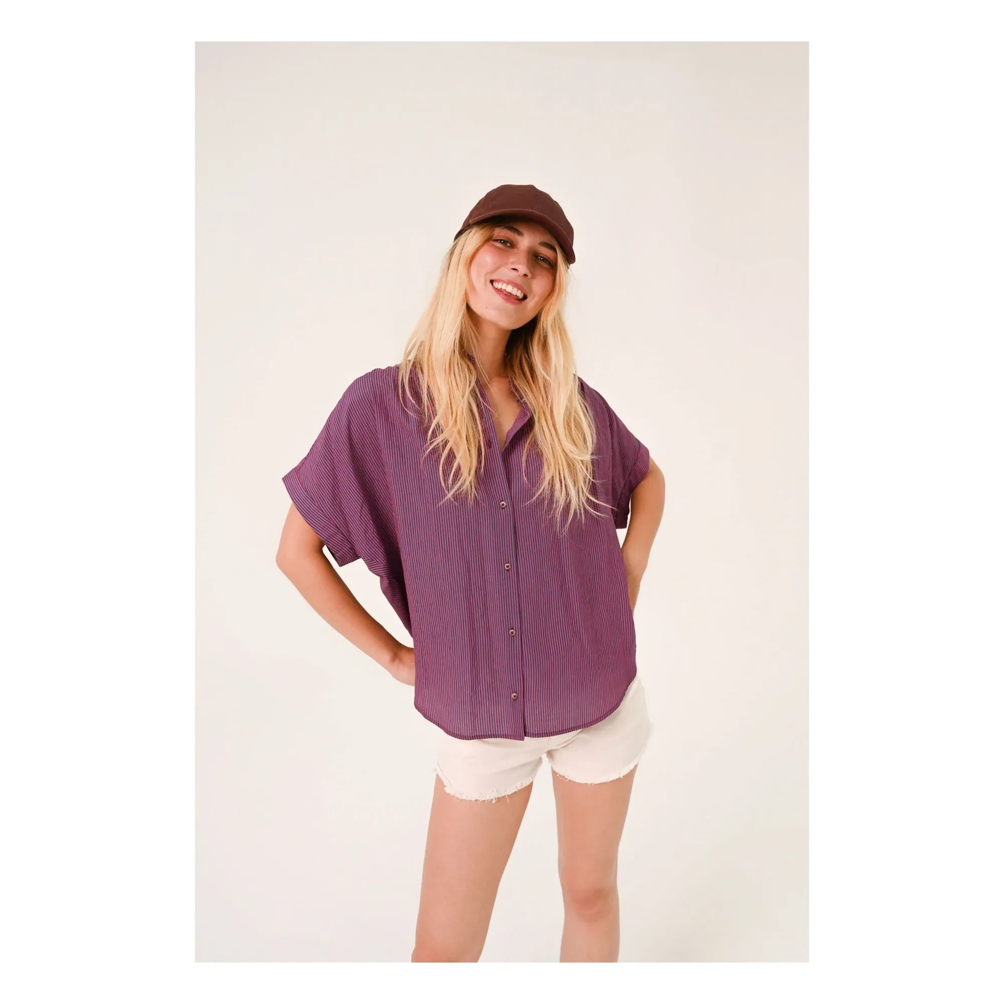 Sacrécoeur - Louisa Safi Bluse | Plum