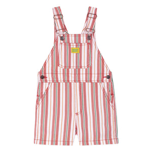 Favorite People - Lasagna Gestreifter Kurzer Overall | Rosa