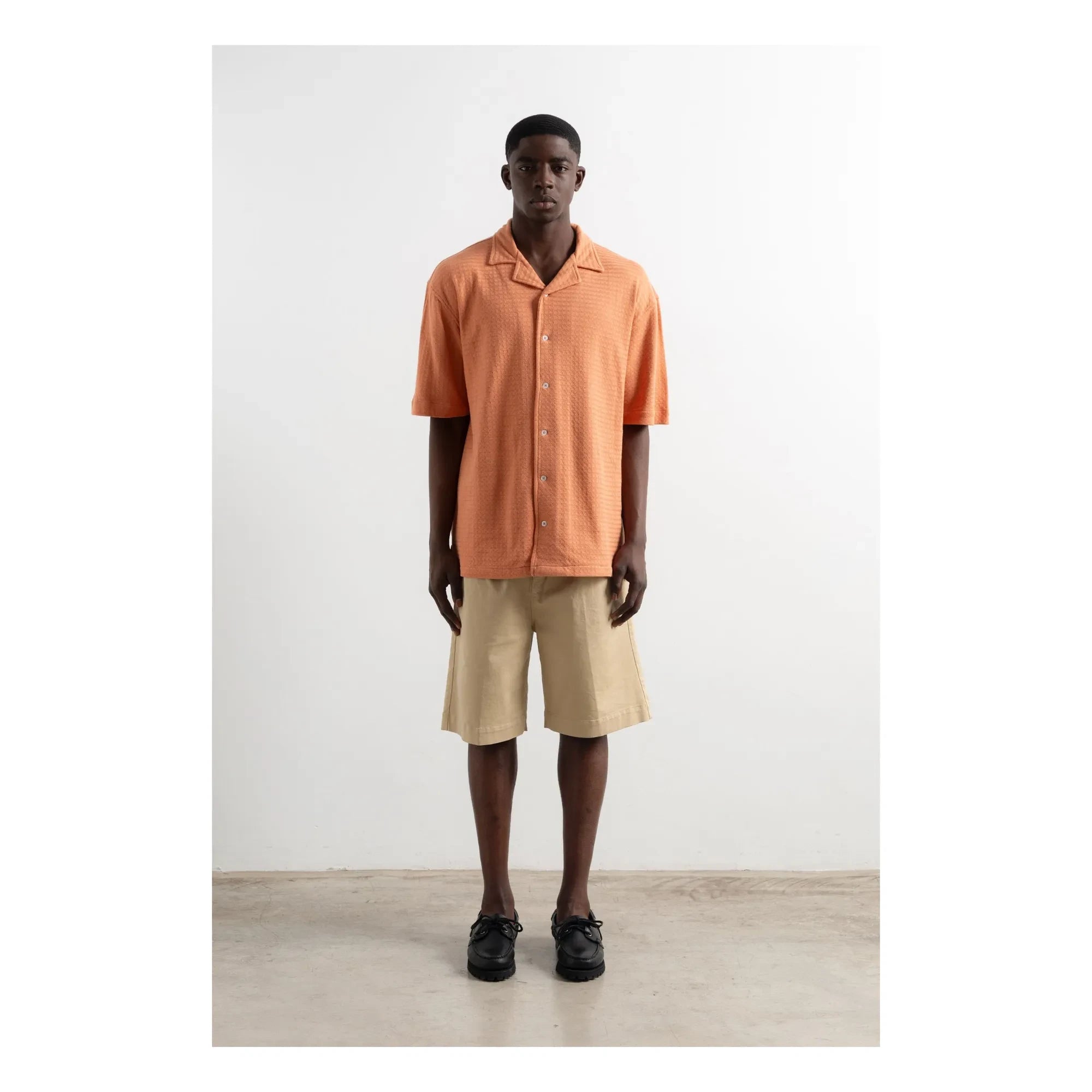 Edmmond Studios - Paul Kurzarmhemd | Orange