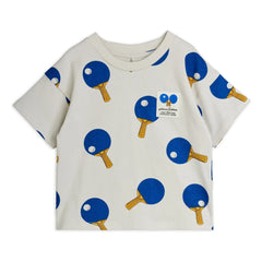 Mini Rodini - Bio-Baumwoll-T-Shirt Ping Pong | Grau