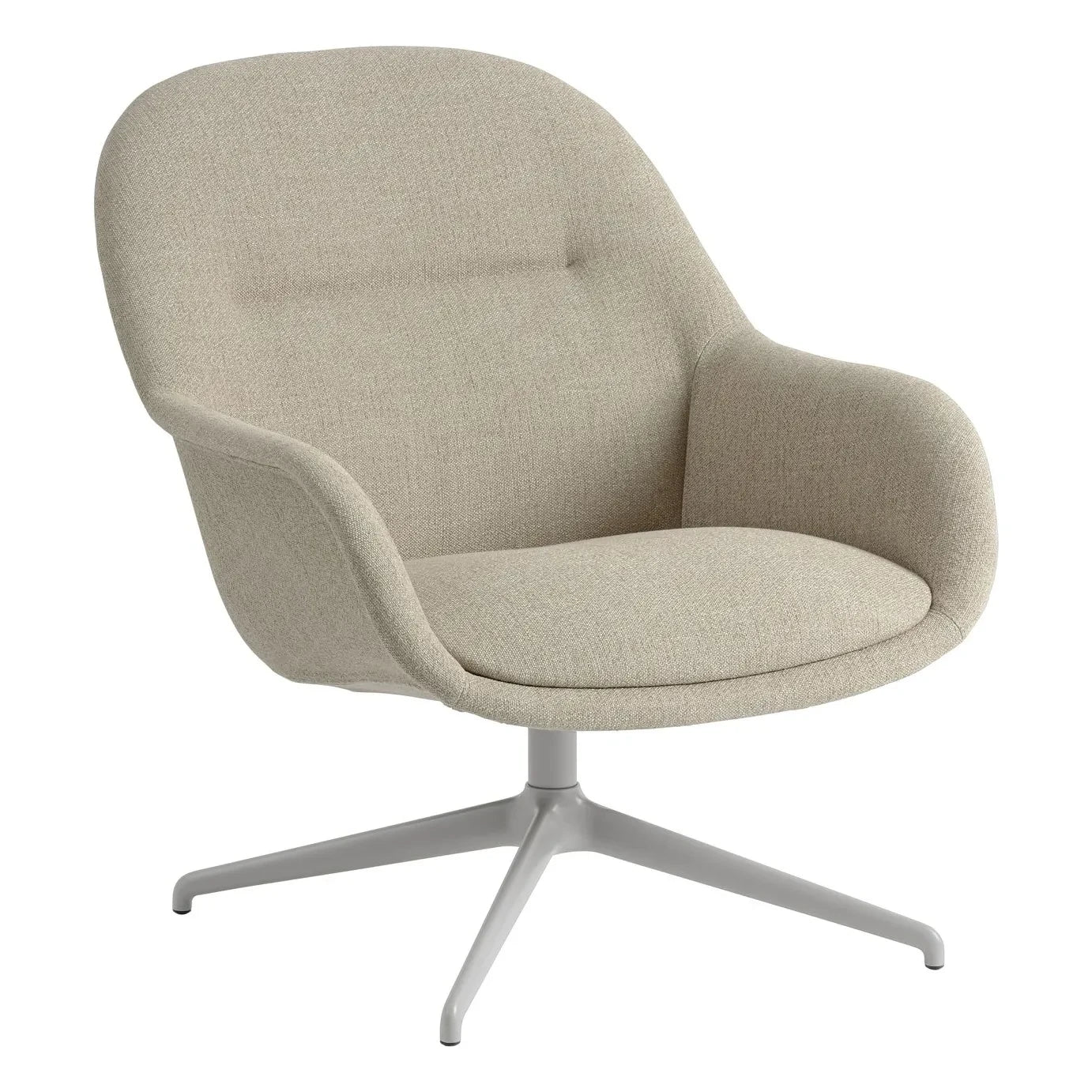 Muuto - Fiber Lounge Stuhl, Iskos-Berlin | Grau