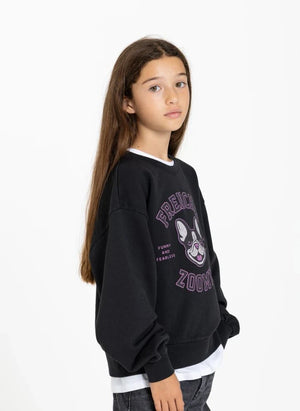 Finger in der Nase - Alma Sweatshirt | Schwarz