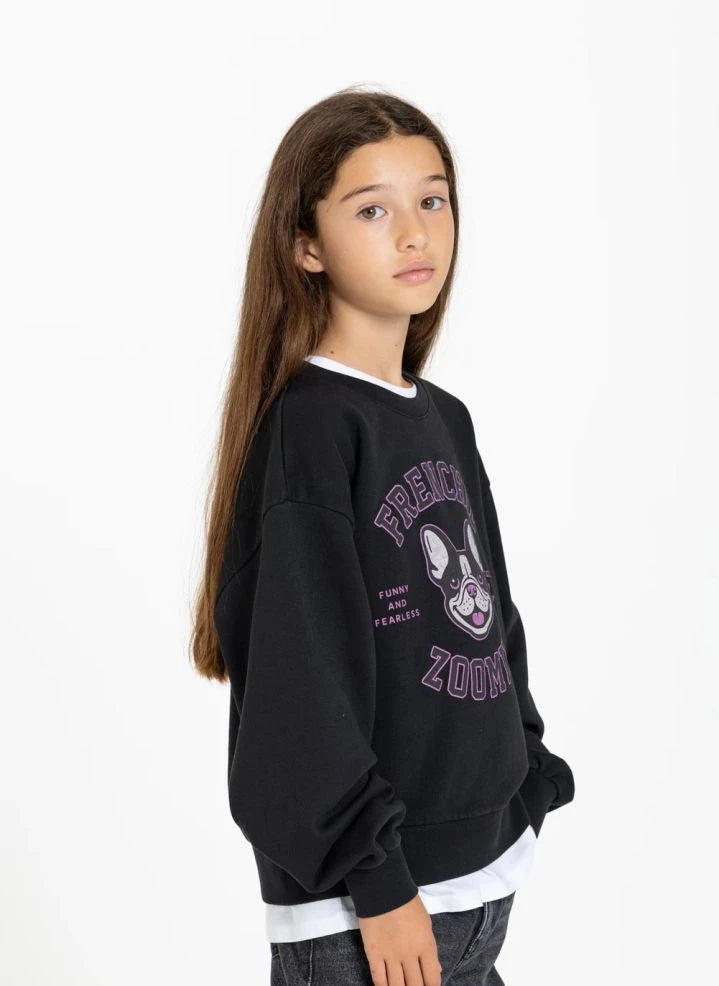 Finger in der Nase - Alma Sweatshirt | Schwarz
