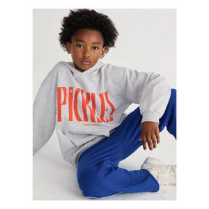 Bobo Choses - Pickles Kapuzenpullover aus Bio-Baumwolle | Grau meliert