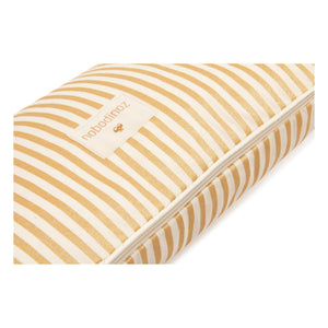 Nobodinoz - Großes Akamba Baumwoll-Gabardine Kissen | Gold