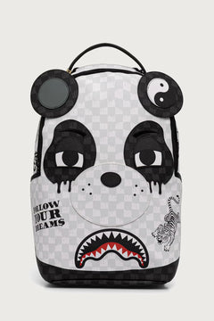 Sprayground - Weißer Rucksack mit Panda-Gesicht 910B8468NSZ