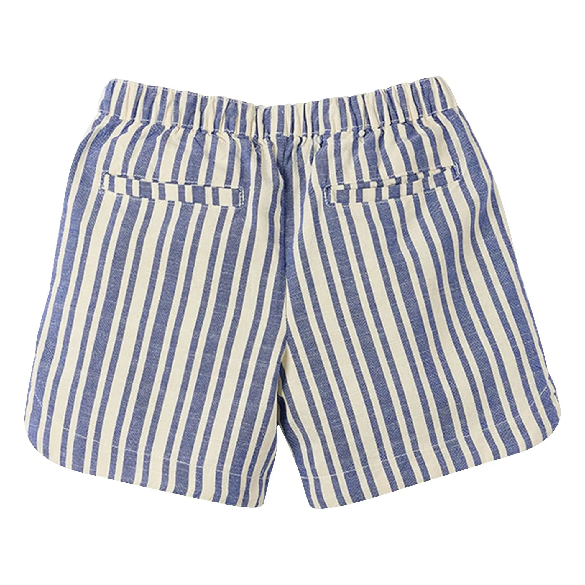 Fabula - Gestreifte Bermuda-Shorts | Hellblau