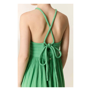 Leon & Harper - Romee Kleid aus Bio-Baumwolle | Wassergrün