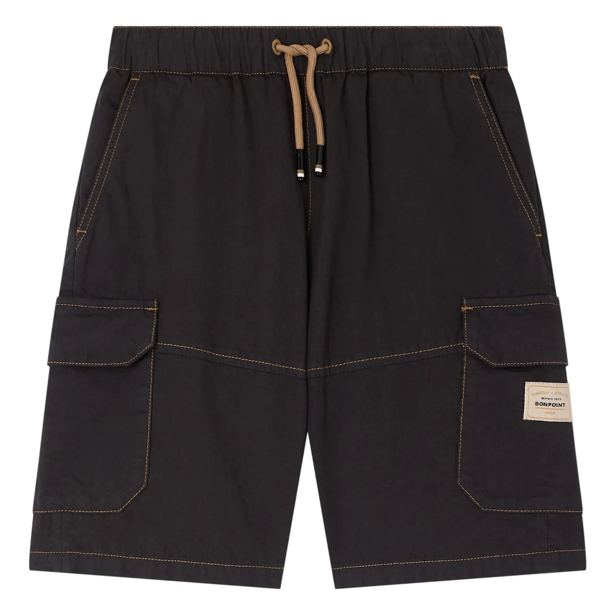 Bonpoint - Lawson Cargo Shorts aus Bio-Baumwolle | Schwarz