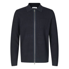 Samsoe Samsoe – Guna Polo Strickjacke | Schwarz