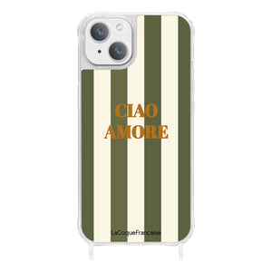 LaCoqueFrançaise - iPhone Hülle Ciao Amore | Khaki