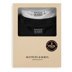 Scotch & Soda - 2er-Set T-Shirts aus Bio-Baumwolle | Schwarz
