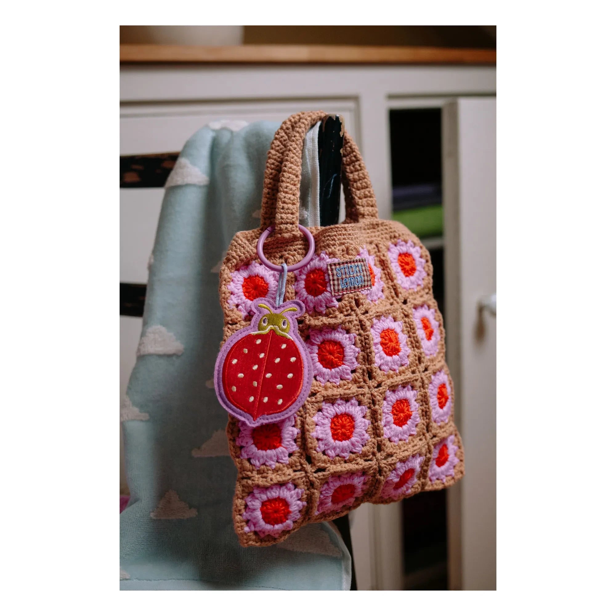Sticky Lemon - Marienkäfer Schlüsselanhänger | Rot