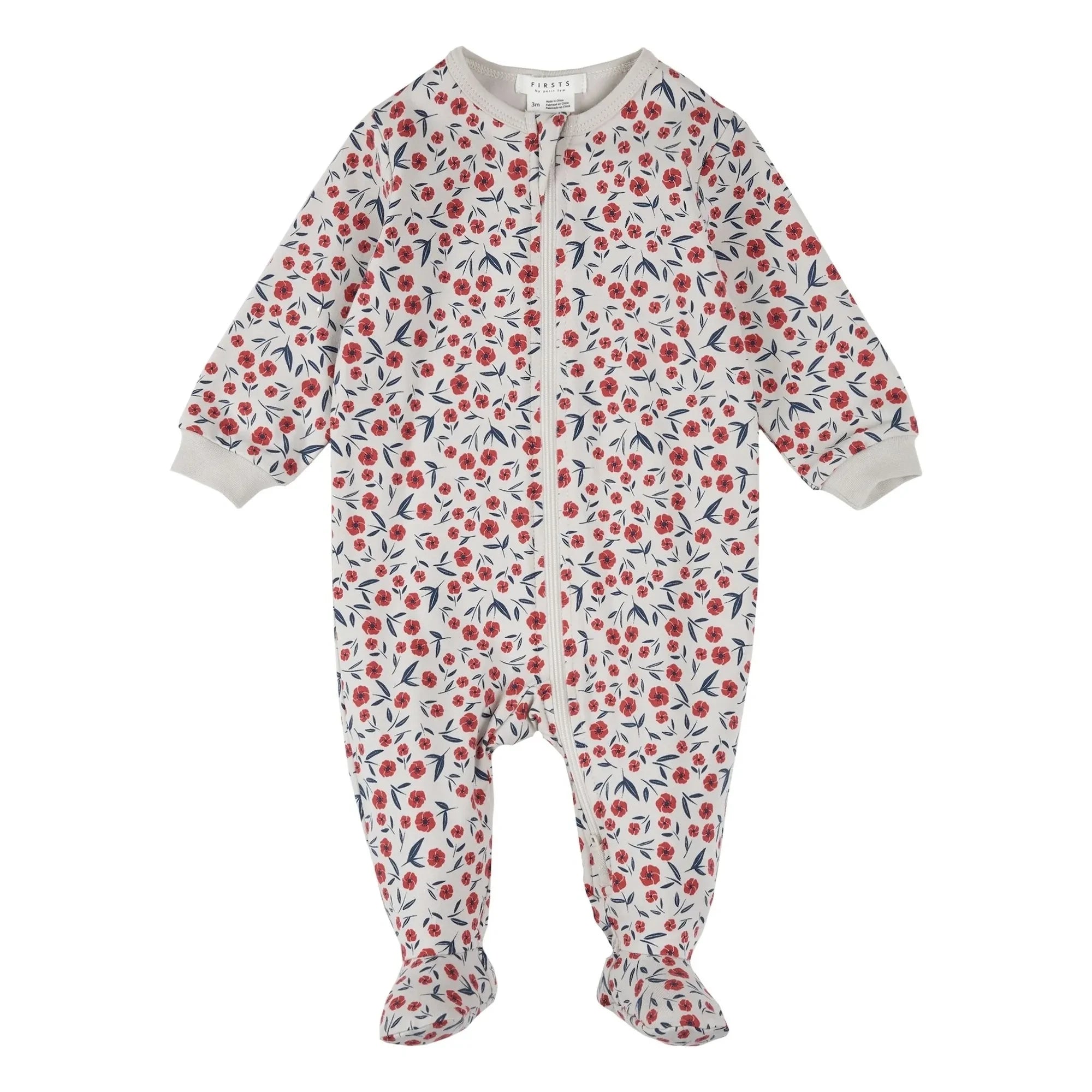 Petit Lem - Bio-Baumwoll-Pyjama Poppy | Beige