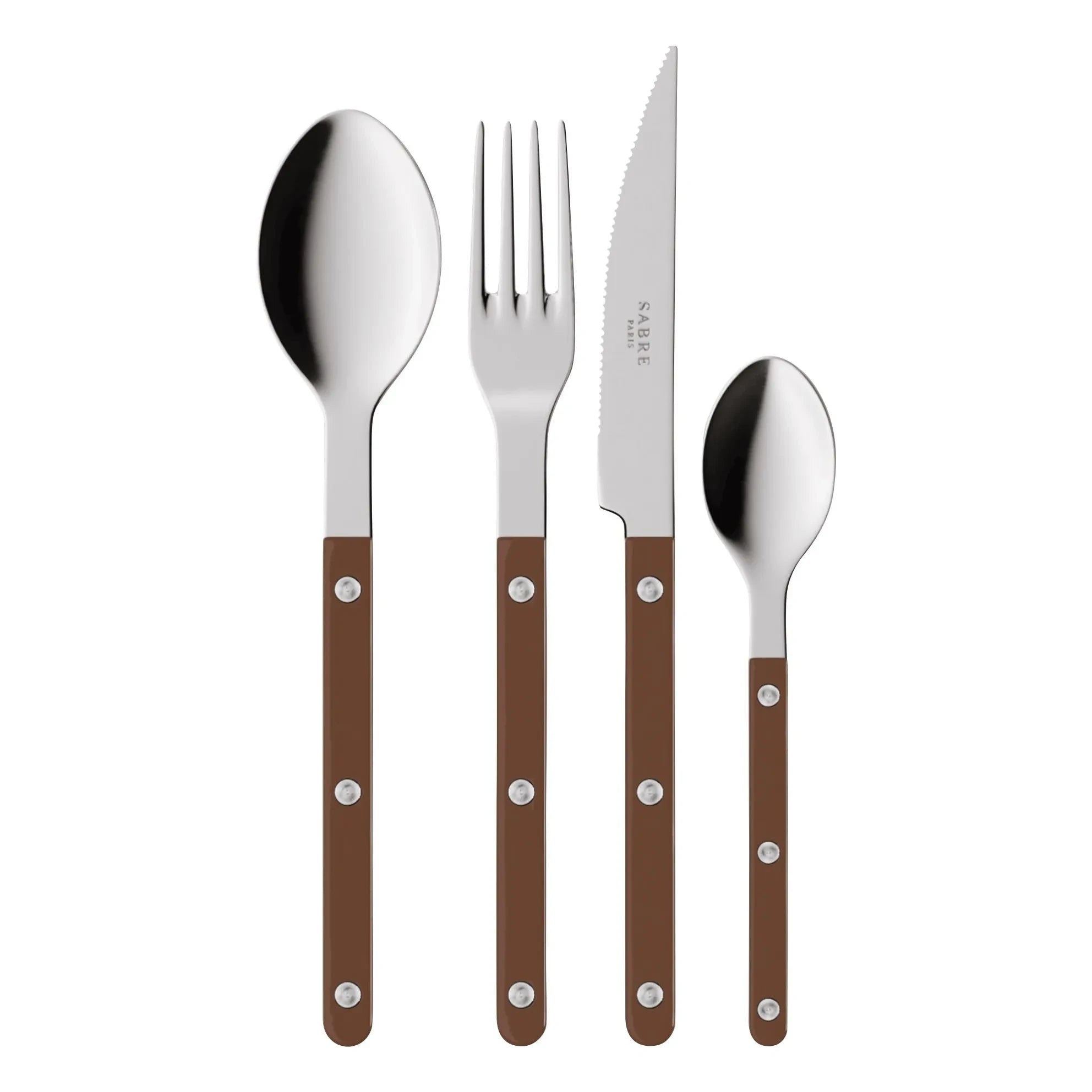 Sabre - Besteck-Set - 4-teilig | Schokolade