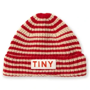 Tinycottons - Çizgili Yün Şapka | Kırmızı