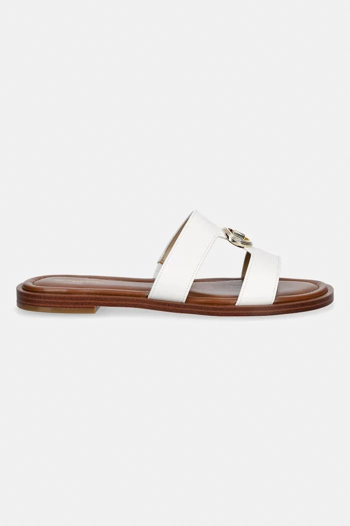 MICHAEL Michael Kors Kadın Deri Erin Flat Sandal