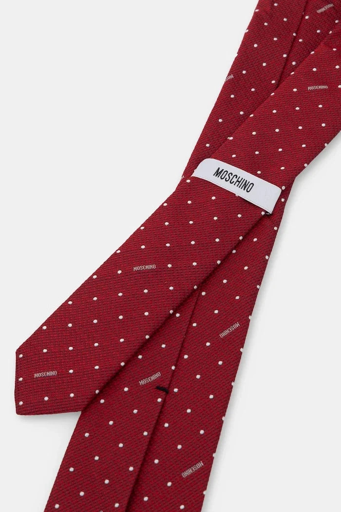 Moschino erkek ipek kravat