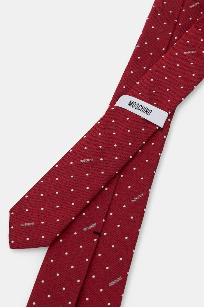 Moschino erkek ipek kravat