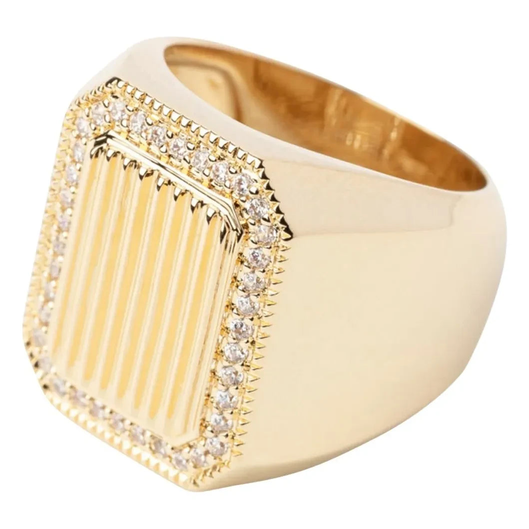 Sigal - Ring mit Streifen | Gold