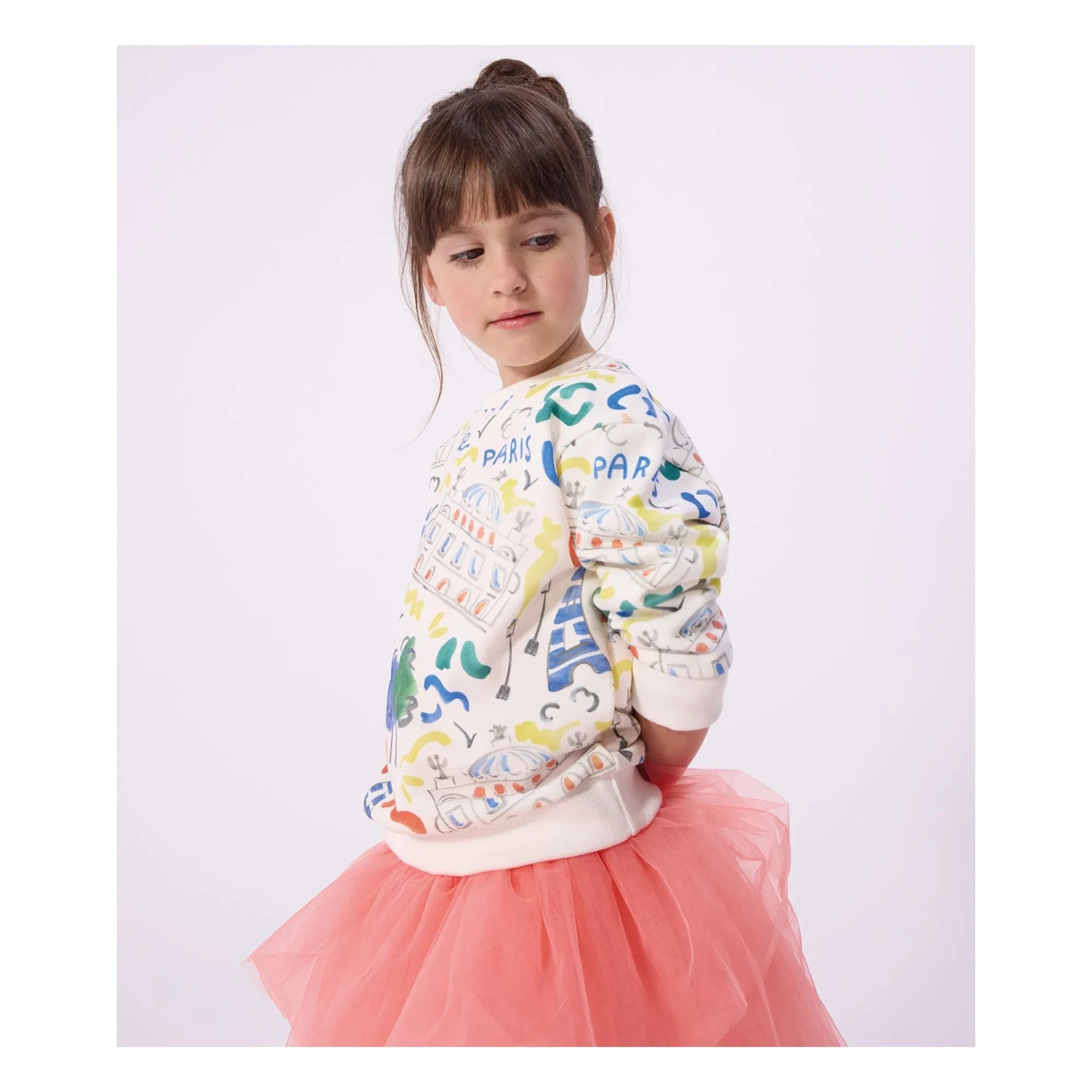 Petit Bateau – Opera-Sweatshirt | Weiß