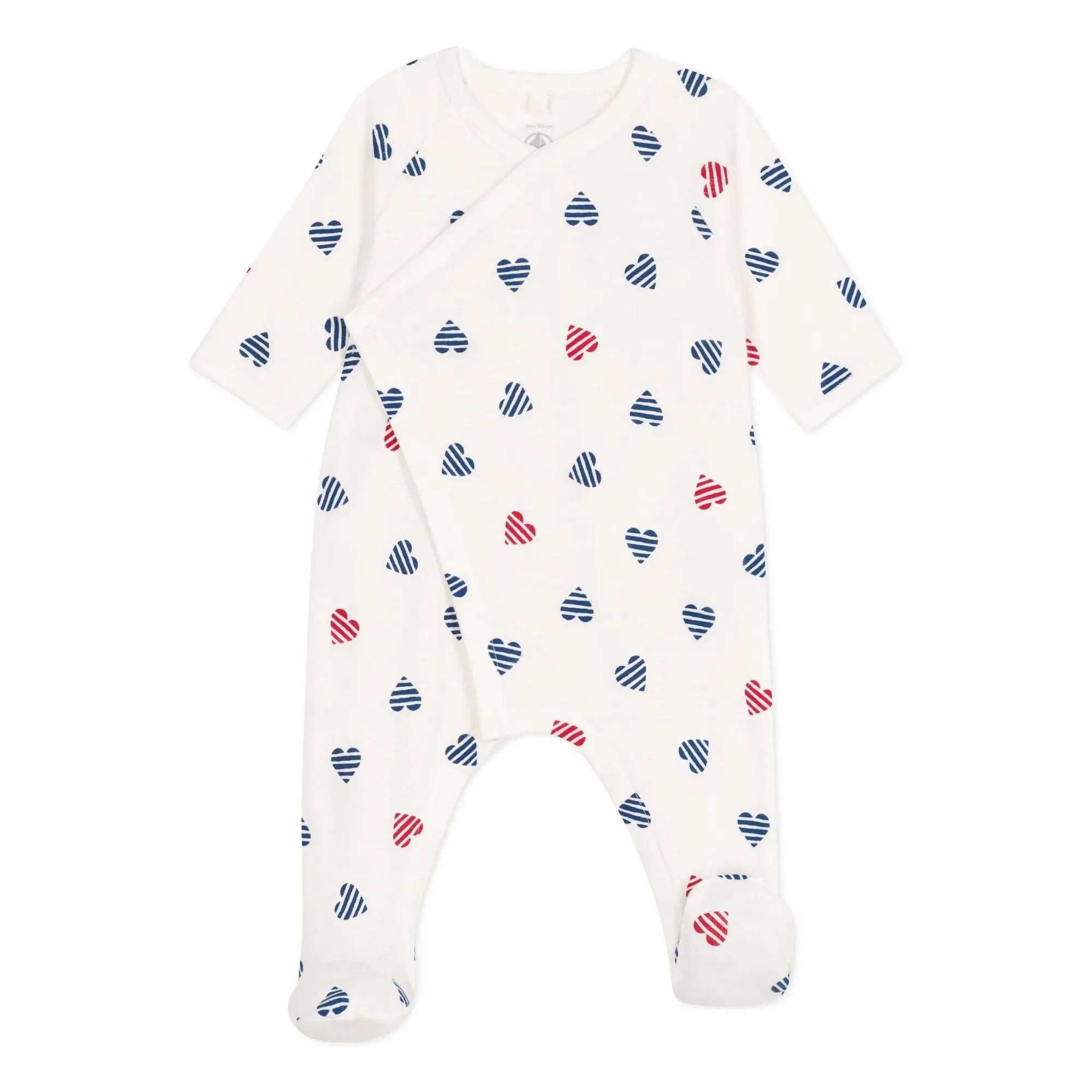 Petit Bateau - Schlafanzug aus Bio-Baumwolle Baye | Ecru