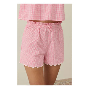 Louise Misha - Minala Vichy Schlafanzug - Damenkollektion | Rosa