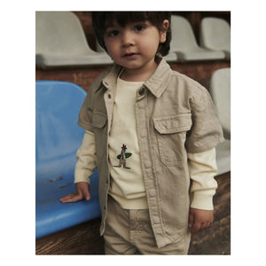 Copenhagen Colors - Safari-Hemd aus Bio-Baumwoll-Twill | Beige
