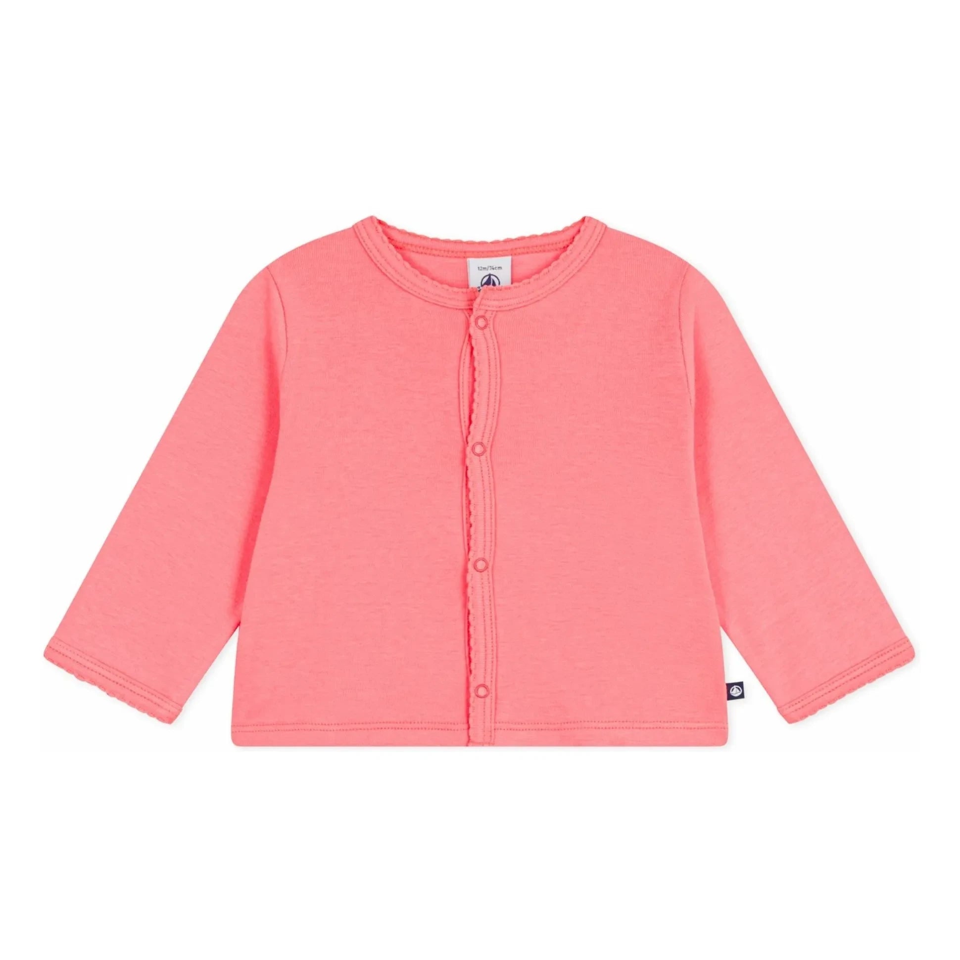 Petit Bateau - Einfache Weste | Koralle