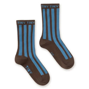 Tinycottons - Gestreifte Socken | Braun