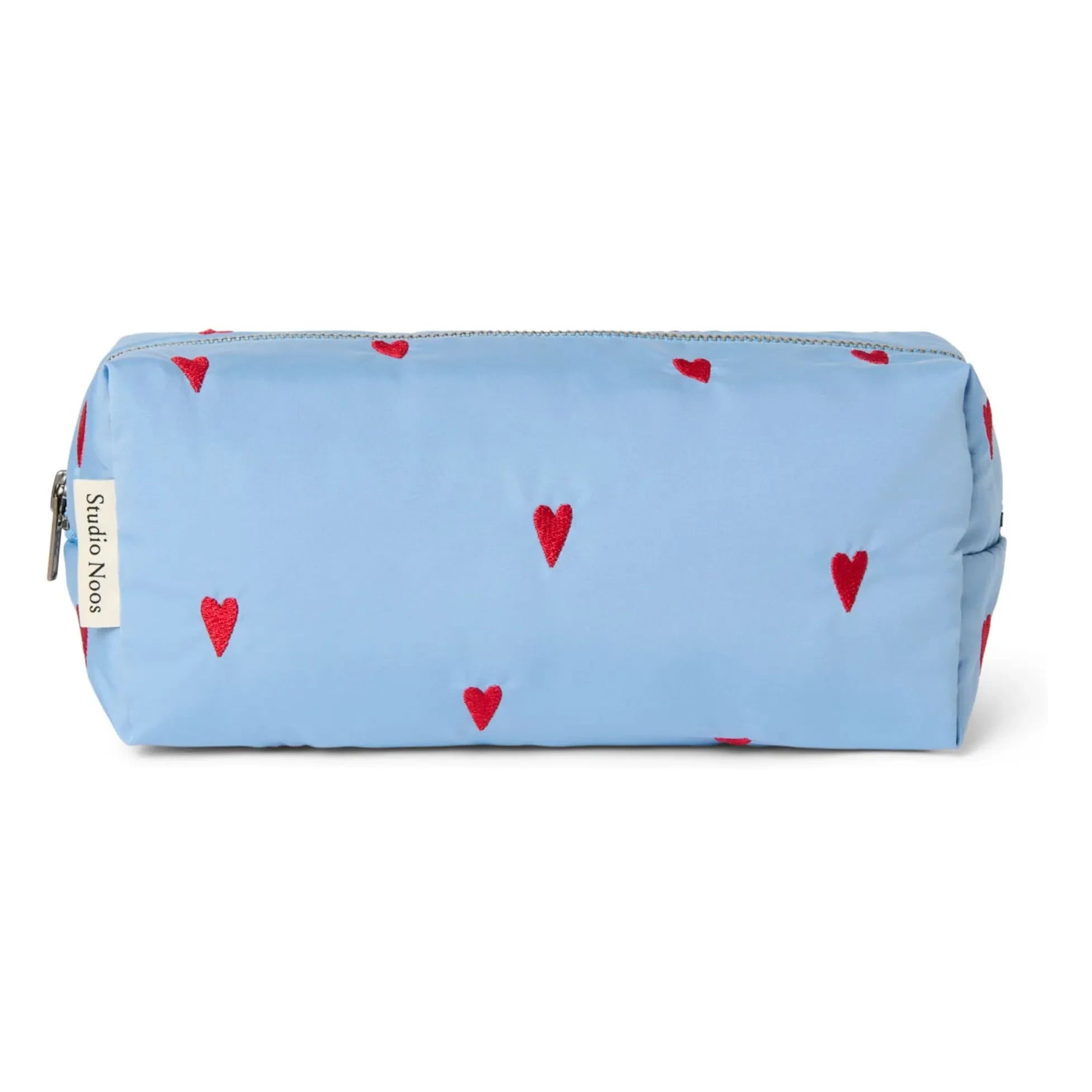 Studio Noos - Puffy Hearts Kosmetiktasche | Hellblau
