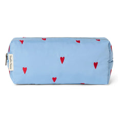 Studio Noos - Puffy Hearts Kosmetiktasche | Hellblau
