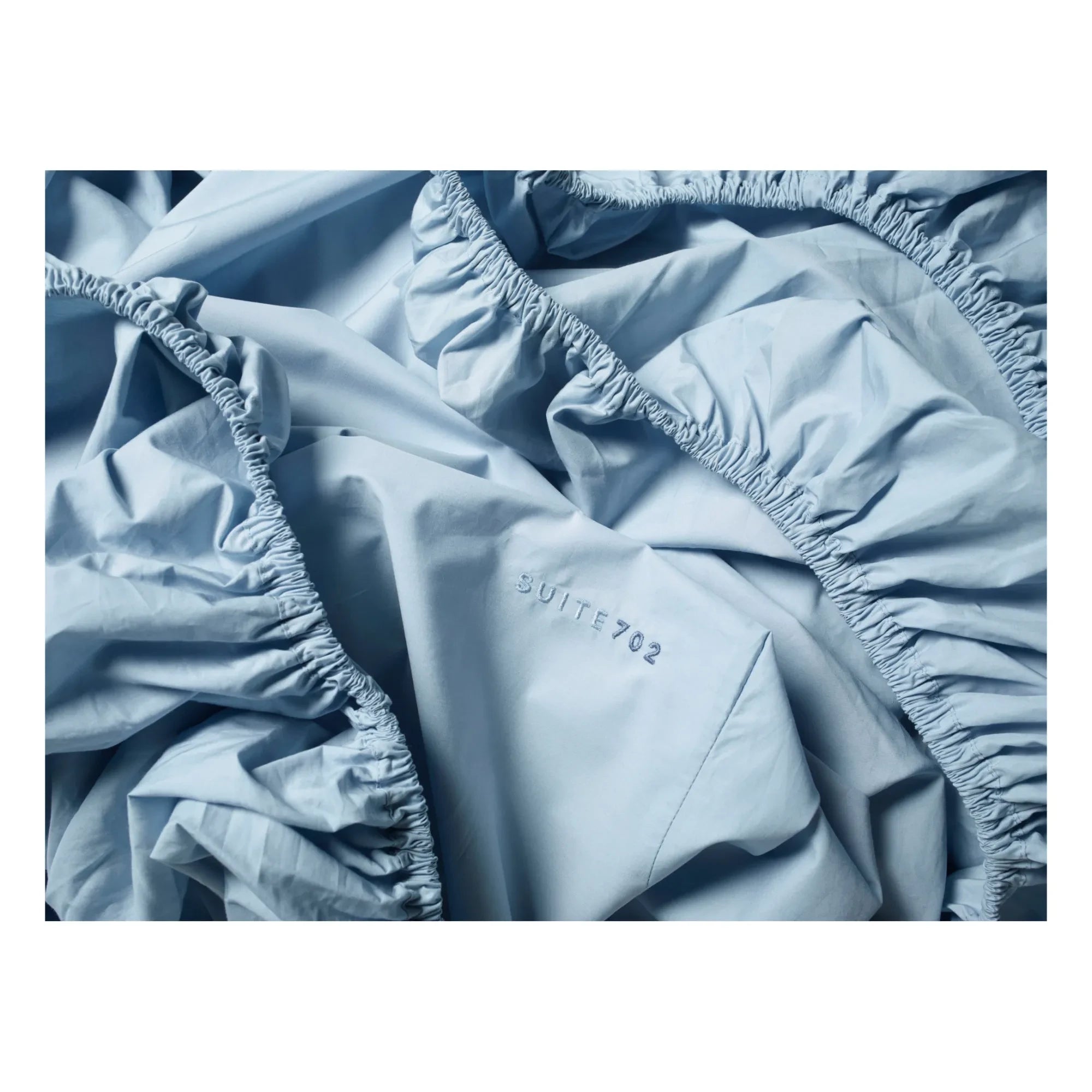 Suite 702 - Spannbettlaken aus Bio-Perkal | Hellblau