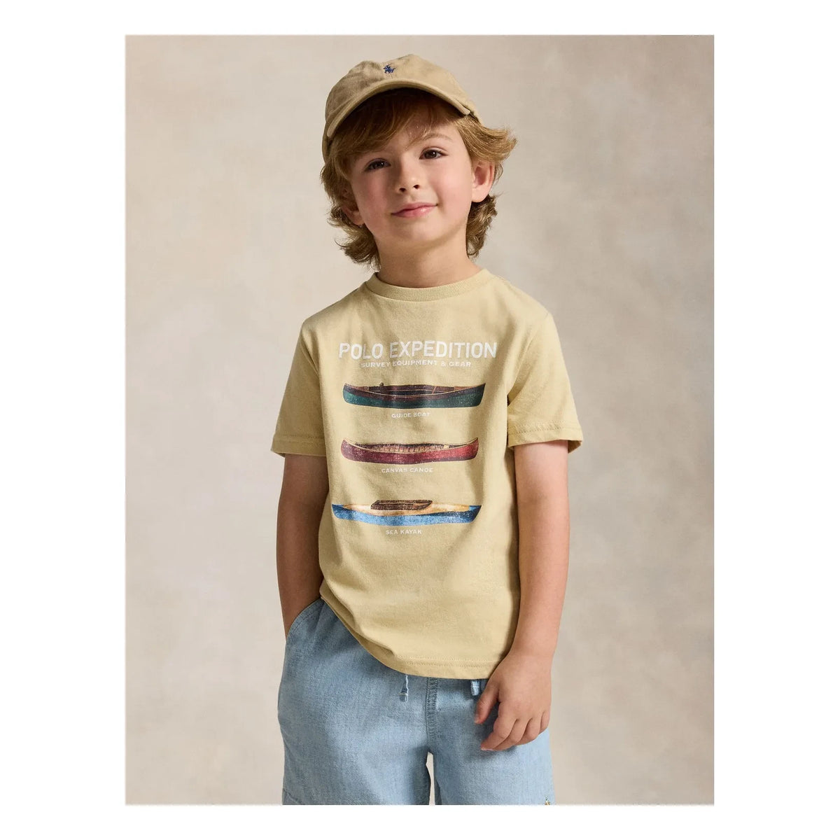 Ralph Lauren - Expedition Polo Tişört | Bej