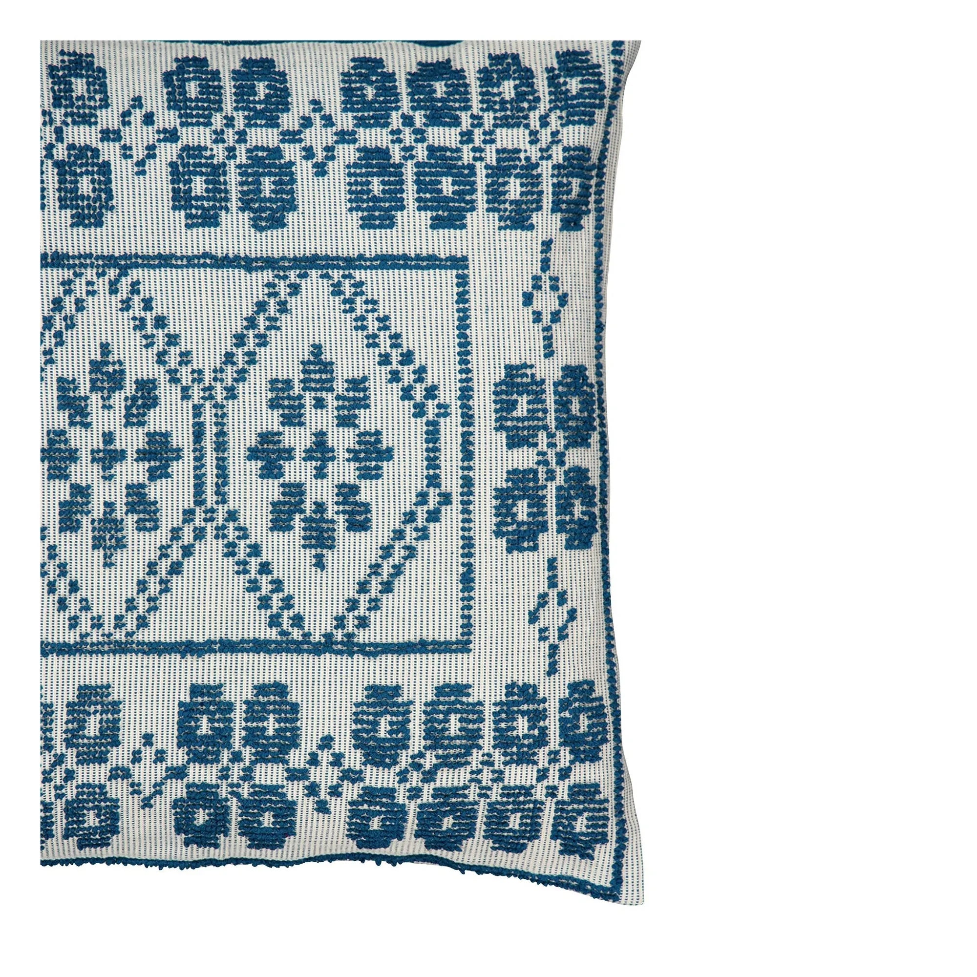 House of Capricorn - Inês besticktes Kissen | Blau