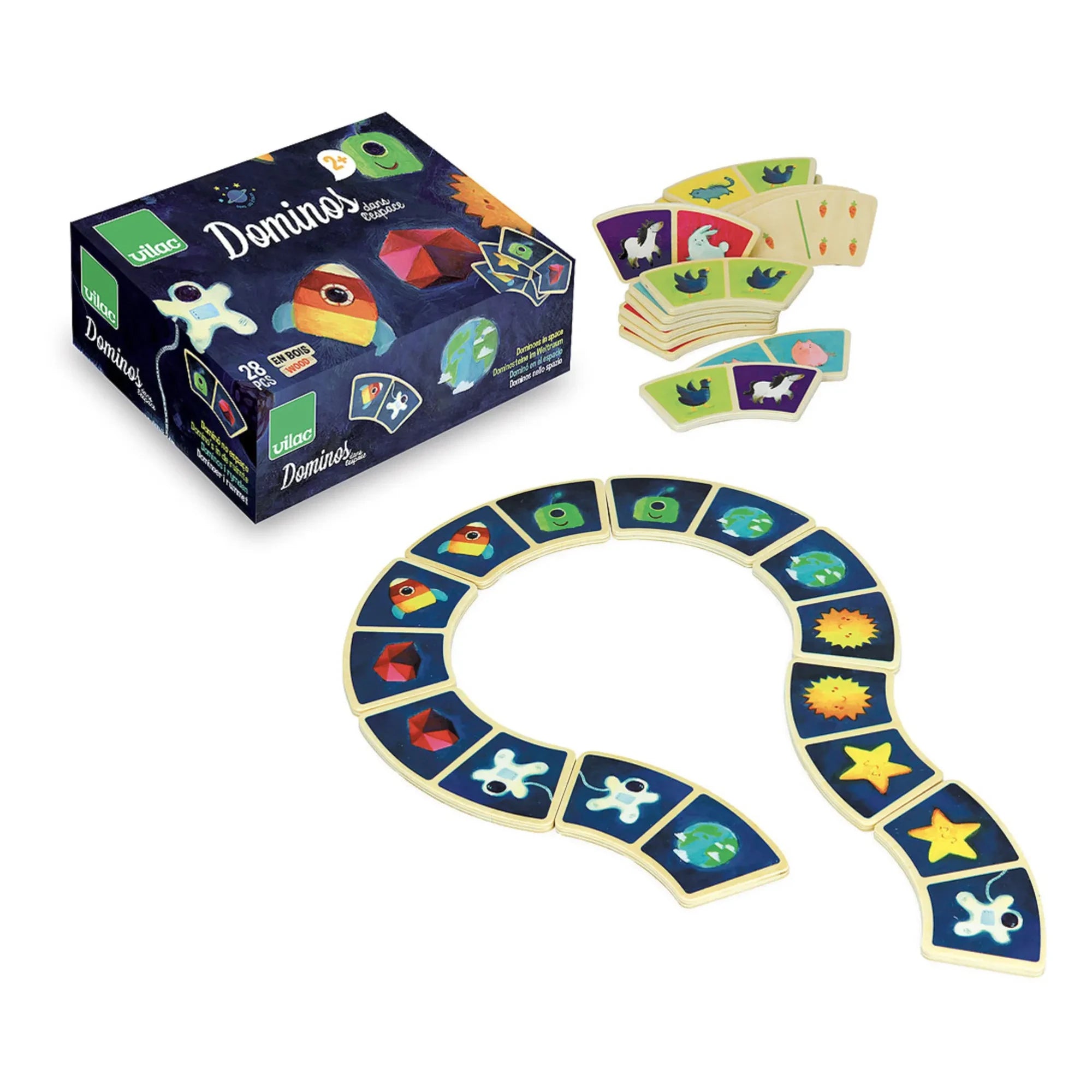 Vilac - Weltraum-Dominos