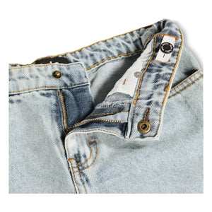 Molo - Jeans-Bermuda mit Kunstmuster aus Bio-Baumwolle | Hellblau