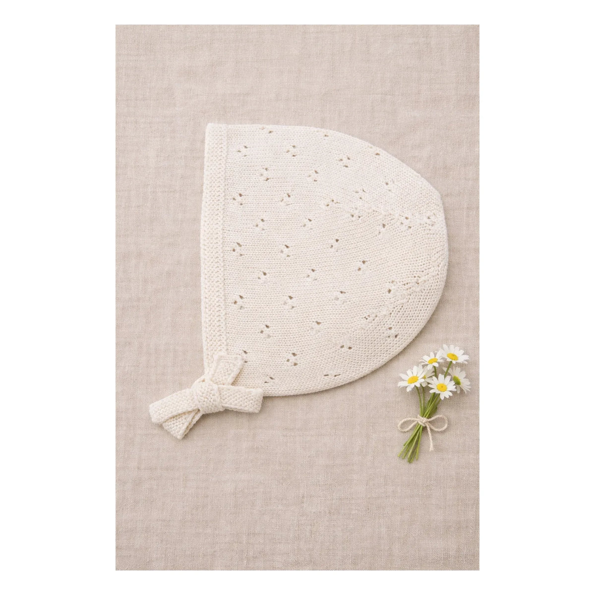 Lililotte - Béguin Pointelle Clovis Bio-Baumwolle | Ecru