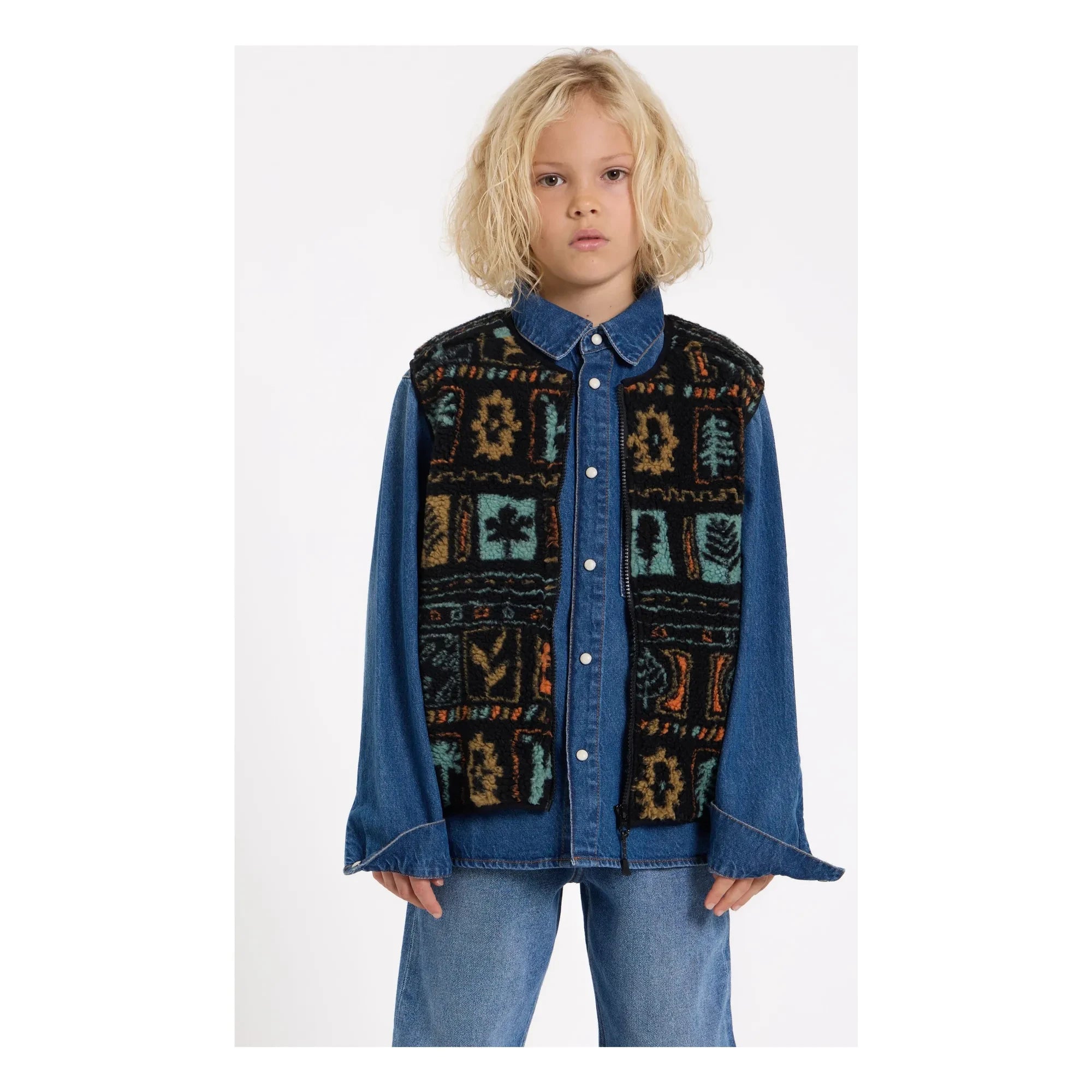 Hundred Pieces - Enzo Jeanshemd | Denimblau