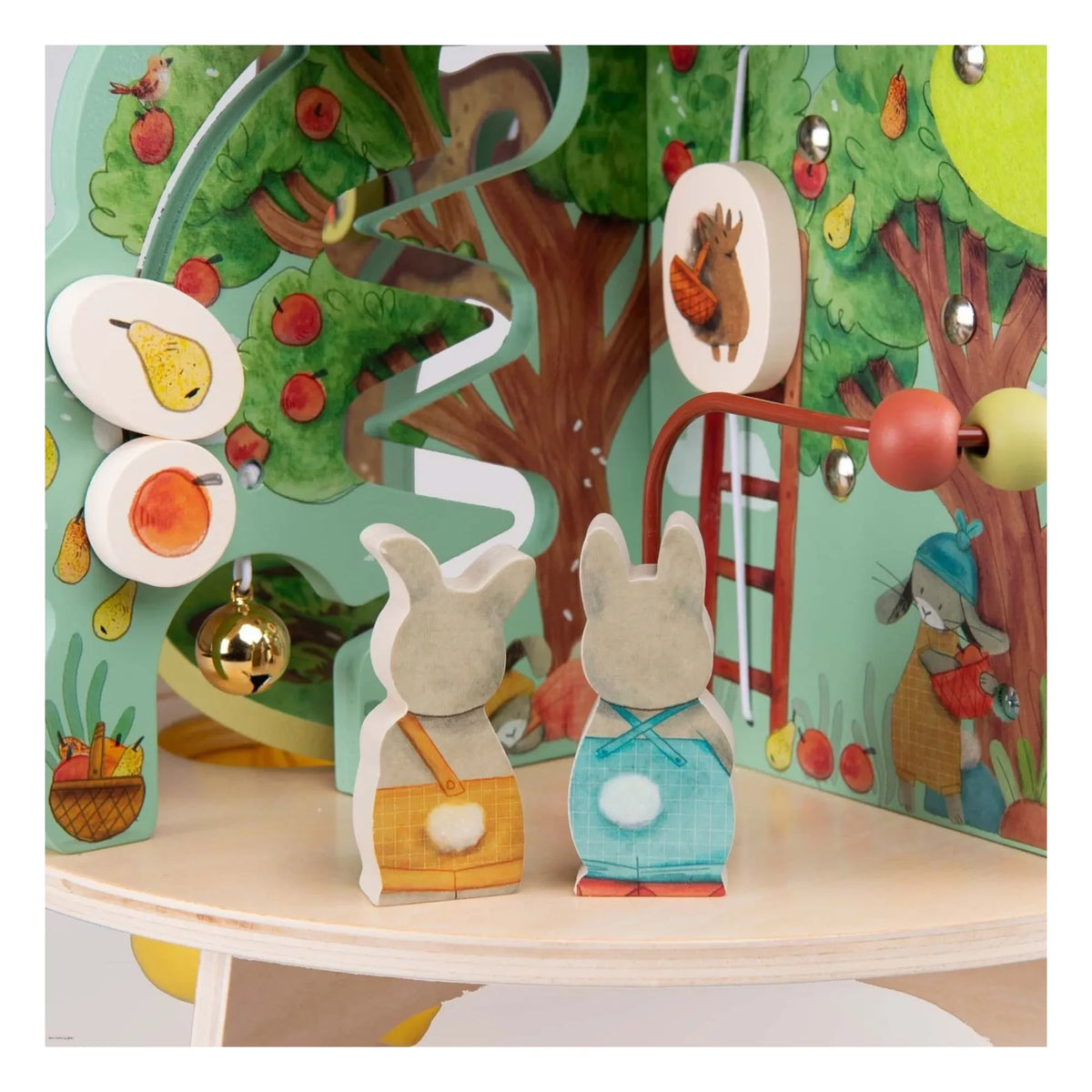 Moulin Roty - Multifunktionaler Garten - Drei kleine Hasen
