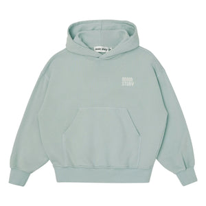 Main Story – Kapuzen-Sweatshirt aus Bio-Baumwolle | Hellgrau