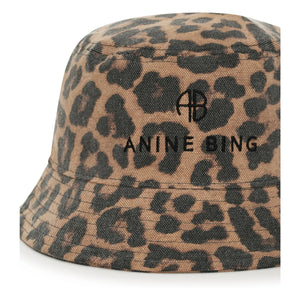 Anine Bing – Beanie Mütze Leopard | Braun