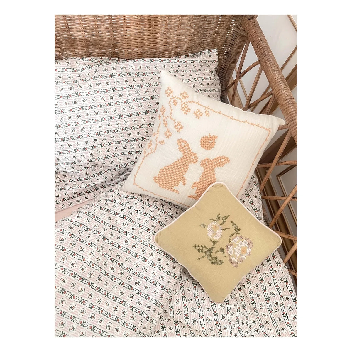 Editions Aimable - Paulette yatak takımı | Pommette Poplin