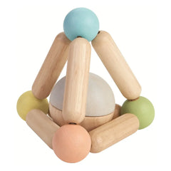 Plan Toys - Pastellfarbene Dreiecksrassel